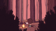 It’s Tontu. After the disaster at Hilda’s home, he hoped to find some peace in the woods