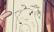 The drawing of the Male Troll.