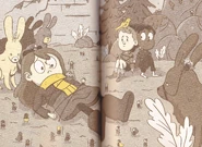 The Bragga and their captives in "Hilda and the Great Parade".