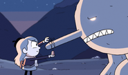 ”Just hold still okay.”