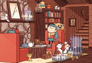 Hilda overloads the house