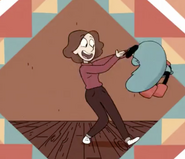 Johanna as seen in the Hilda Opening Sequence