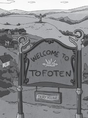 Tofoten welcome sign