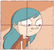 Hilda looked out of her window.