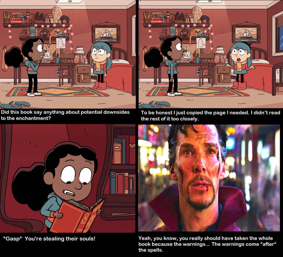 User blogSentaiRiderFan/Just for fun a Hilda Dr. Strange meme