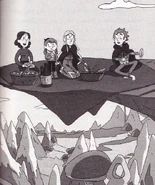 Family picnic - Tie-in books.