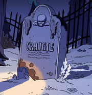 Which ends when they find Craigie’s grave.