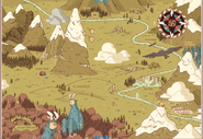Colored map