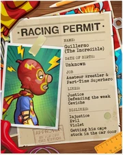Racing Permit Gullermo