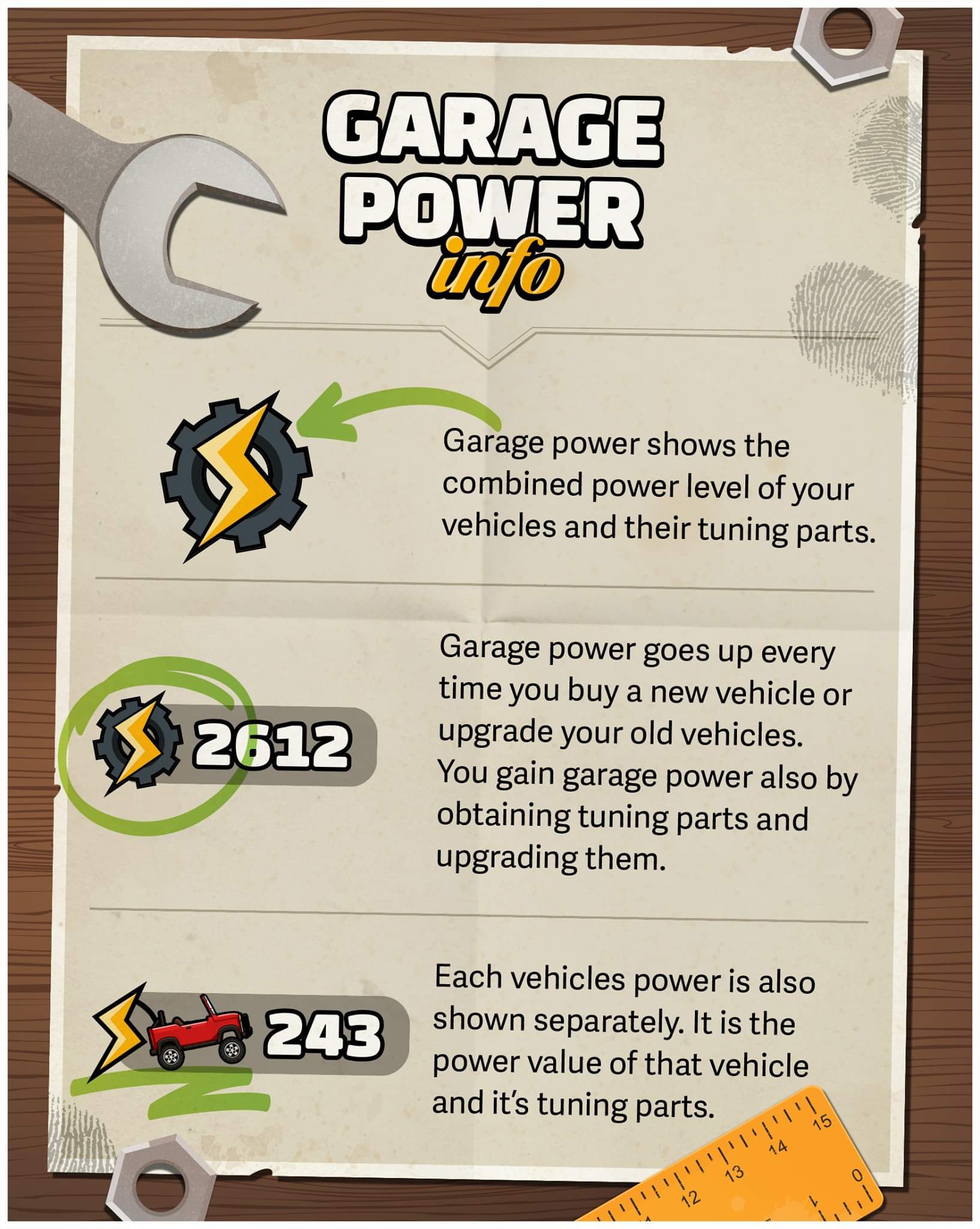 Garage Power - Official Hill Climb Racing 2 Wiki
