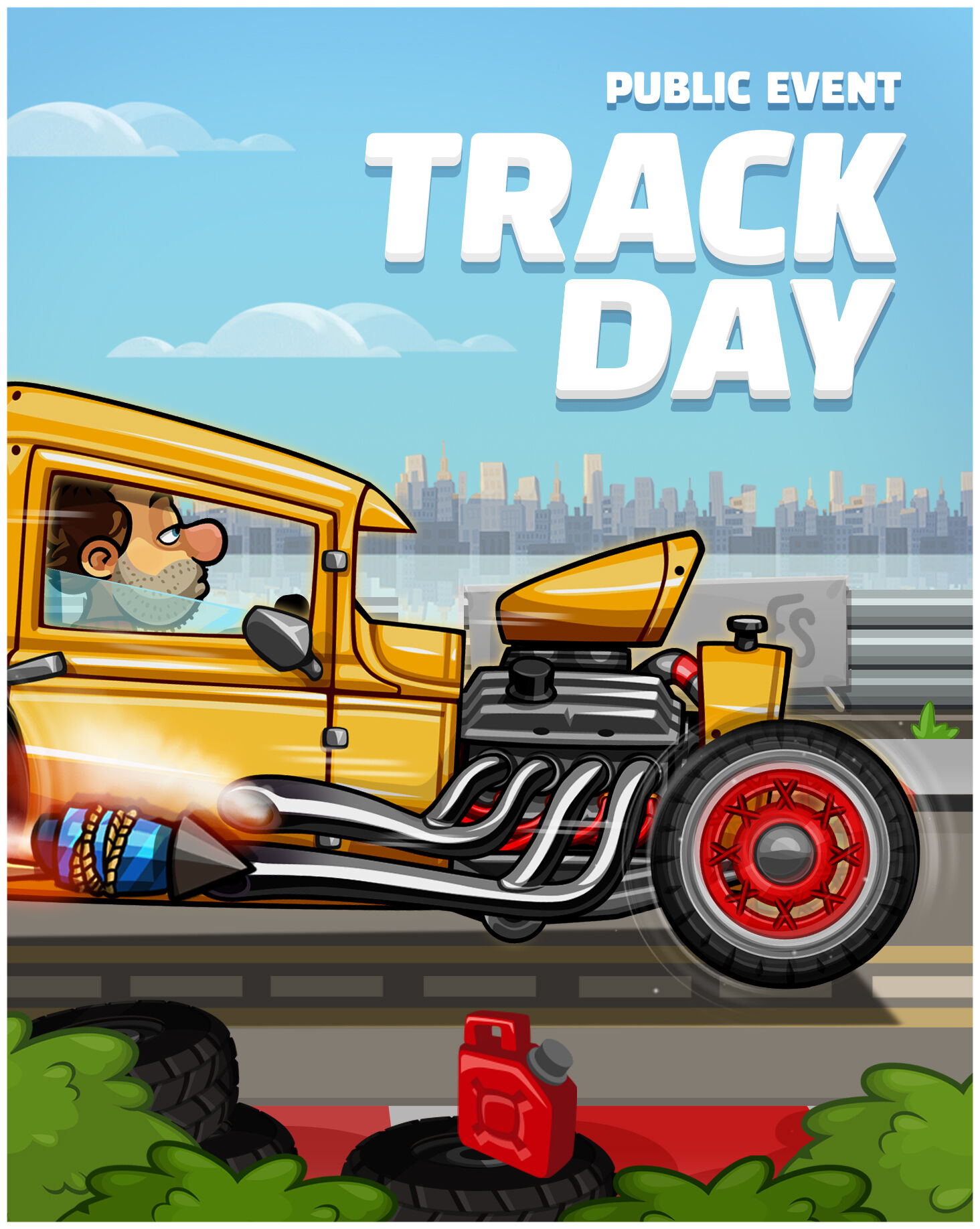 TODOS LOS MAPAS PRIMERO EN TRACK DAY - HILL CLIMB RACING 2 EVENTO