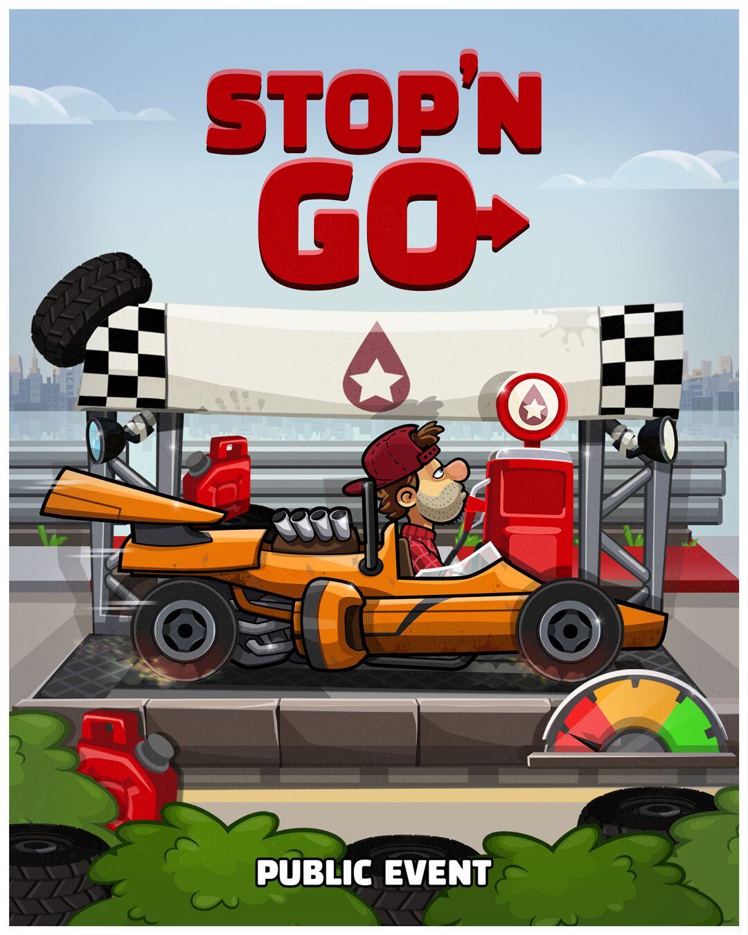 Hill Climb Racing 2 - New Public Event (2 Fast 2 Flip), Vokope