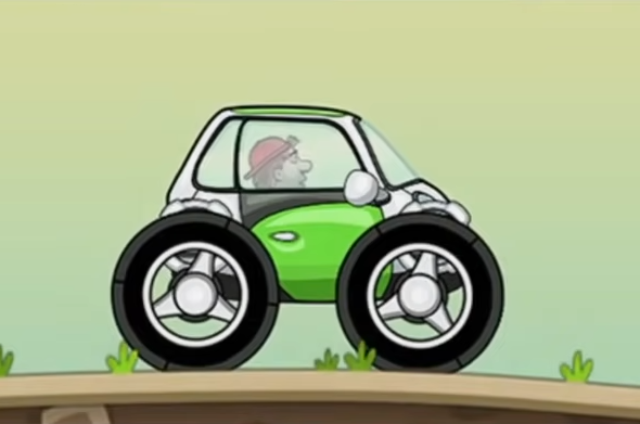 hill climb game electric car