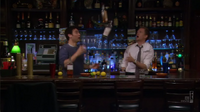 Three days of snow - ted and barney tend bar