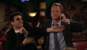 Barney wants his phone back!