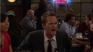 Barney tells Ted to try the Naked Man with Vicky.