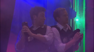 Barney and Ted lasertag1