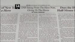 Fragment of NYT article about Half-Mouse and Half-Cockroach