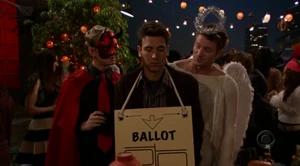 "Pee off the roof, Ted!"