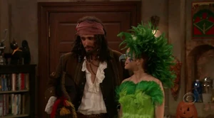 Marshall and Lily in their costumes.