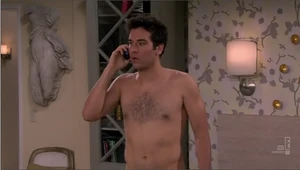 Ted tells Barney he's also going to do the Naked Man.