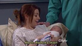 Lily with her firstborn