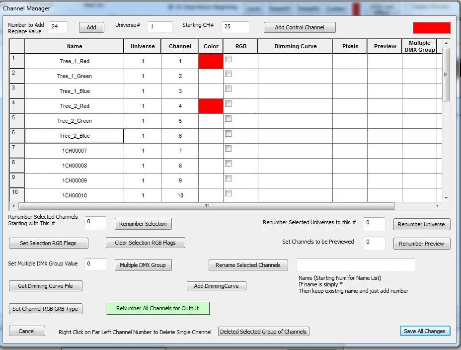 Setting up Channels Hinkle's Lighting Sequencer Wiki Fandom