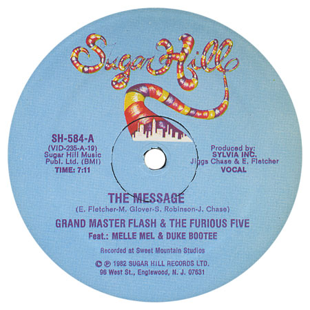 Grandmaster Flash & The Furious Five MESSAGE Vinyl Record