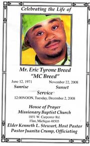 MC Breed funeral