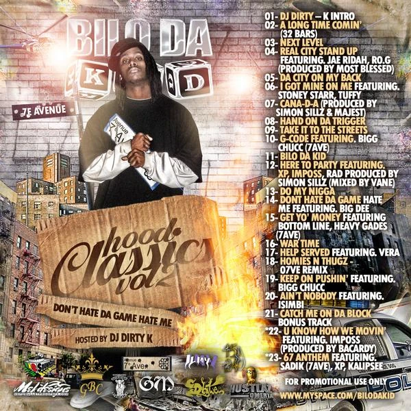 Hood Classic Vol.2 (Bilo Da Kid mixtape) | Hip-Hop Database Wiki