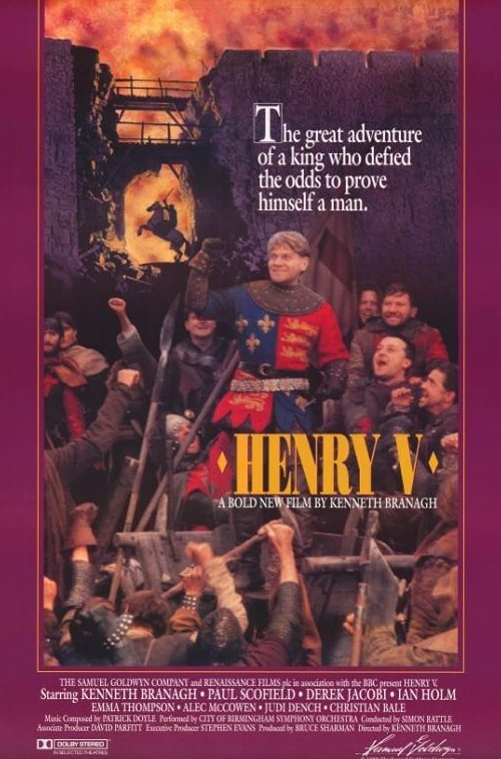 Henry V (1989) | Historical films Wiki - Fandom