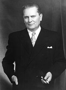 Marshal Tito, the President of the Federal People’s Republic of Yugoslavia