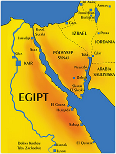 Mapa starożytnego Egiptu