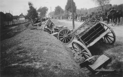 Rozbite kolumny polskie Bory Tucholskie 1939