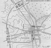 Siemiatycze mapa bitwy 1863