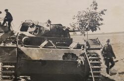 Panzer III pod Rozprzą