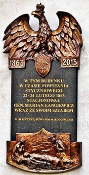 Małogoszcz tablica 1863