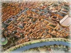 Wizja starożytnego Rzymu.