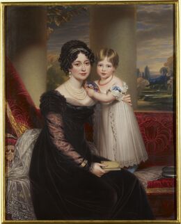 Queen Victoria with her mother