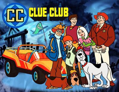 Quadro Clue Club Cartoon Desenho Animado Anos 80 90 Retro