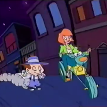 Gadget Boy And Heather History Of Cartoons Wiki Fandom Gadget boy has short brown hair cream skin tone, green eyes, blue overalls, white shirt, light blue jacket, black shoes, blue hat, and white gloves. heather history of cartoons wiki fandom