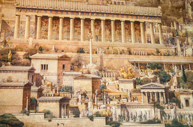Храм аполлона в дельфах