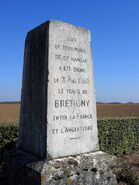 Stele du traité de Bretigny