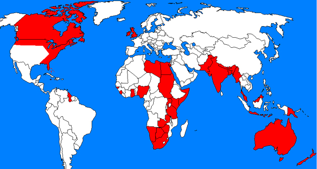 British Empire On Map The British Empire | History Wiki | Fandom