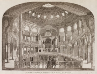 Interior of The Royal Panopticon, later known as the Alhambra Theatre 18 March, 1854