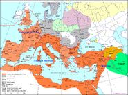 Roman empire 395