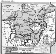 Das Deutsche Reich einst und jetzt und seine Bewohner (Alldeutscher Atlas)