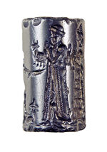 Cylinder Seal, Old Babylonian, formerly in the Charterhouse Collection 03