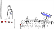 Webcomic xkcd - Wikipedian protester RUS