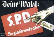 A poster for the SPD. It reads "Your Meal".